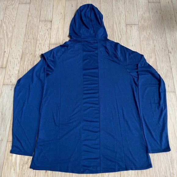 Jordan Team 23 Alpha L/S Hooded Top Navy - Picture 7 of 10
